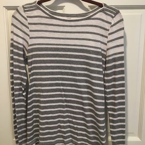 J Crew long sleeved striped Artist tee